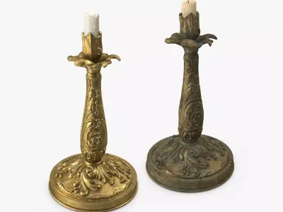 Antique Candle Holders Collection