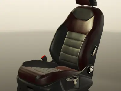 Front Seat 3D model
