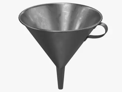 Funnel metal 3D model