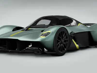 Aston Martin Valkyrie 3D model