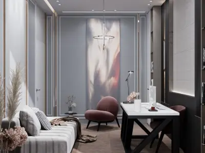 interior design office  3D model