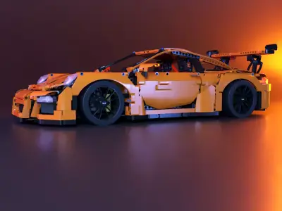 LEGO Car Porsche GT3 RS 2015 stl 3D print model