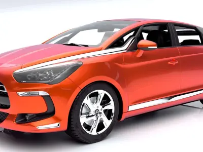 Citroen DS5 2 Hybrid4 DSPORT EGS 2013 3D model