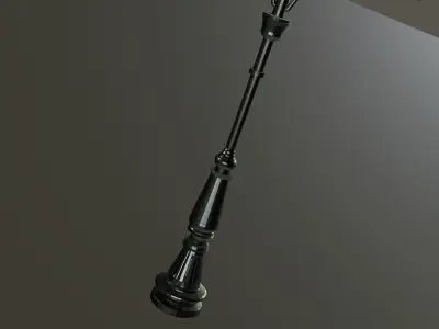Light Post Free low-poly 3D model