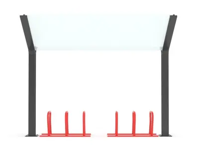 Bike Shelter 3D model