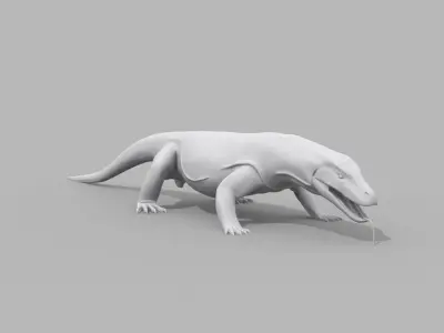 komodo Dragon Shape 3D model