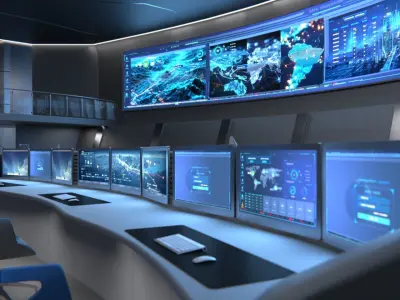 monitoring Center Command Center 3D model