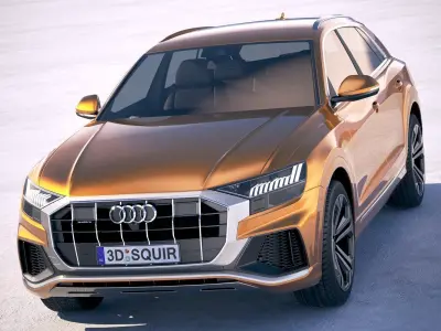 Audi Q8 2019 3D model