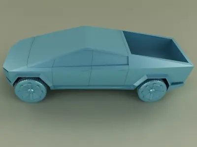 Tesla Cybertruck 3D Print model 3D print model