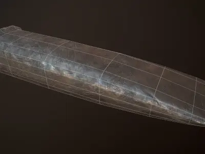 Metal Wedge  Free low-poly 3D model