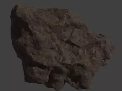 Lowpoly Rock Free low-poly 3D model