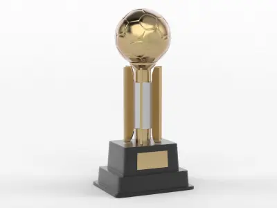 Trophy Cup 3D model 2