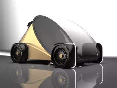 Small Car Concept 3D model