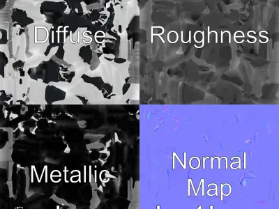 Robotic Water Filter with Self-cleaning Function Low-poly 3D model