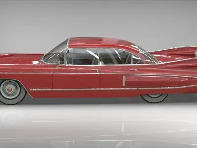 Cadillac  fleetwood 1959 3D model