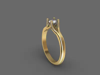 Engatment ring 3D model buy