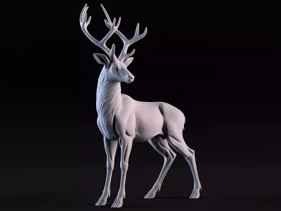 Deer Sculpture 3D print model get