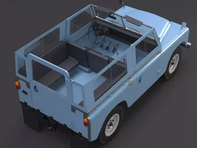 Land Rover Series III Short Wheelbase 3D model