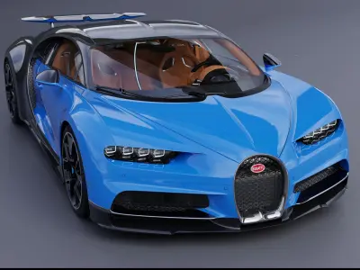 Bugatti Chiron 3D model