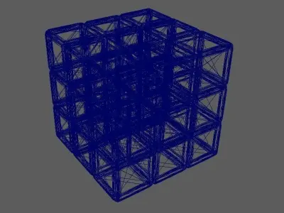Rubiks cube Free low-poly 3D model
