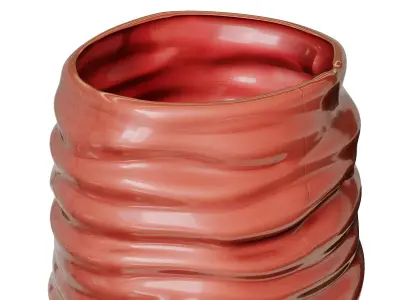 WAVY CERAMIC VASE X COLLAGERIE 3D model