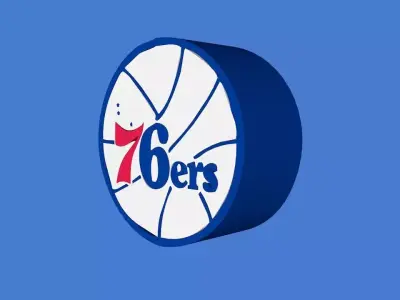 Philadelphia 76ers Team Logo 3D model