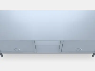 TULLSTORP TV bench Low-poly 3D model