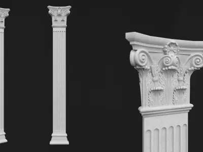 Column Decorative 6 3D model