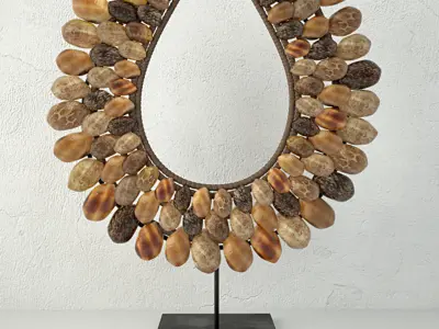 Native shell decor 3D model