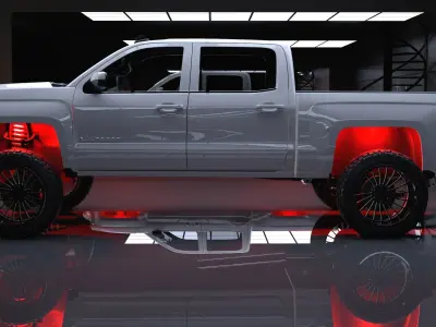 Chevrolet Silverado LT Z71 Cab  3D model
