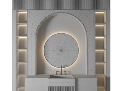 Luxury Bathroom 253 3D model