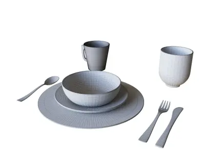 African Plates 3D model