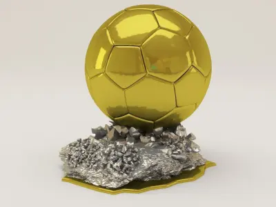 Golden Ball 3D model