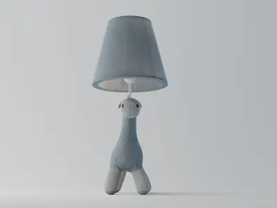 Childroom horse desk lamp 3D model