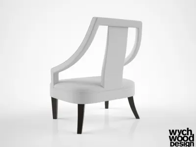 Wychwood Design AC816 armchair 3D model