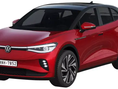 Volkswagen ID5 GTX 2022 3D model