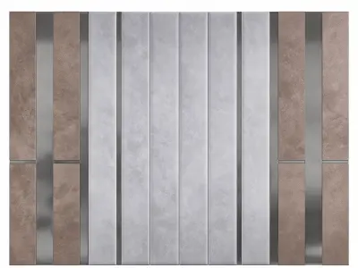 Wall panel 3D model 11