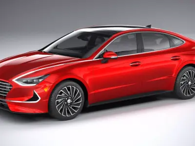 Hyundai Sonata Hybrid 2020 3D model