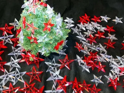 Star Clip for Christmas tree 3D print model