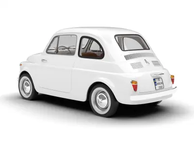 Fiat 500 1959 3d model  3D model