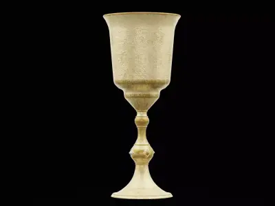 Golden Chalice Low-poly 3D model