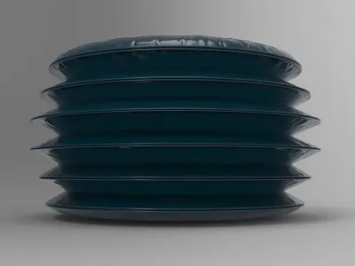 Night Pouf 3D model
