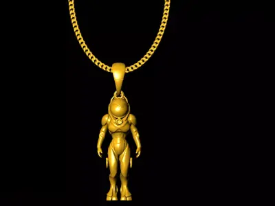 Bobot pendant charms - one inch pendant 3D print model