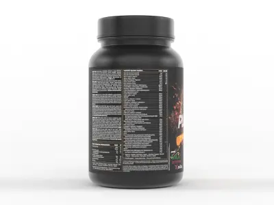 Protein Powder 3D model