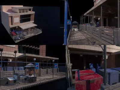 BURNSROAD FOOD CENTER 3D model