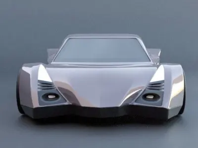 Futuras concept car 3D model