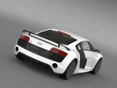 Audi R8 LMX 2014  3D model