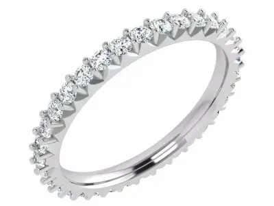 Diamond Band Ring 4361 3D print model