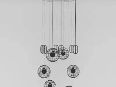 Lamp Chandelier  3D model