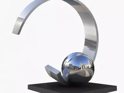 Sculpture Collection Low-poly 3D model